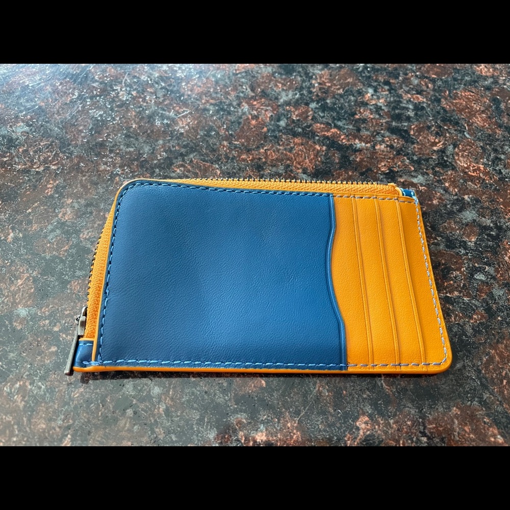 Coach L Zip card case in Sport Calf 82044